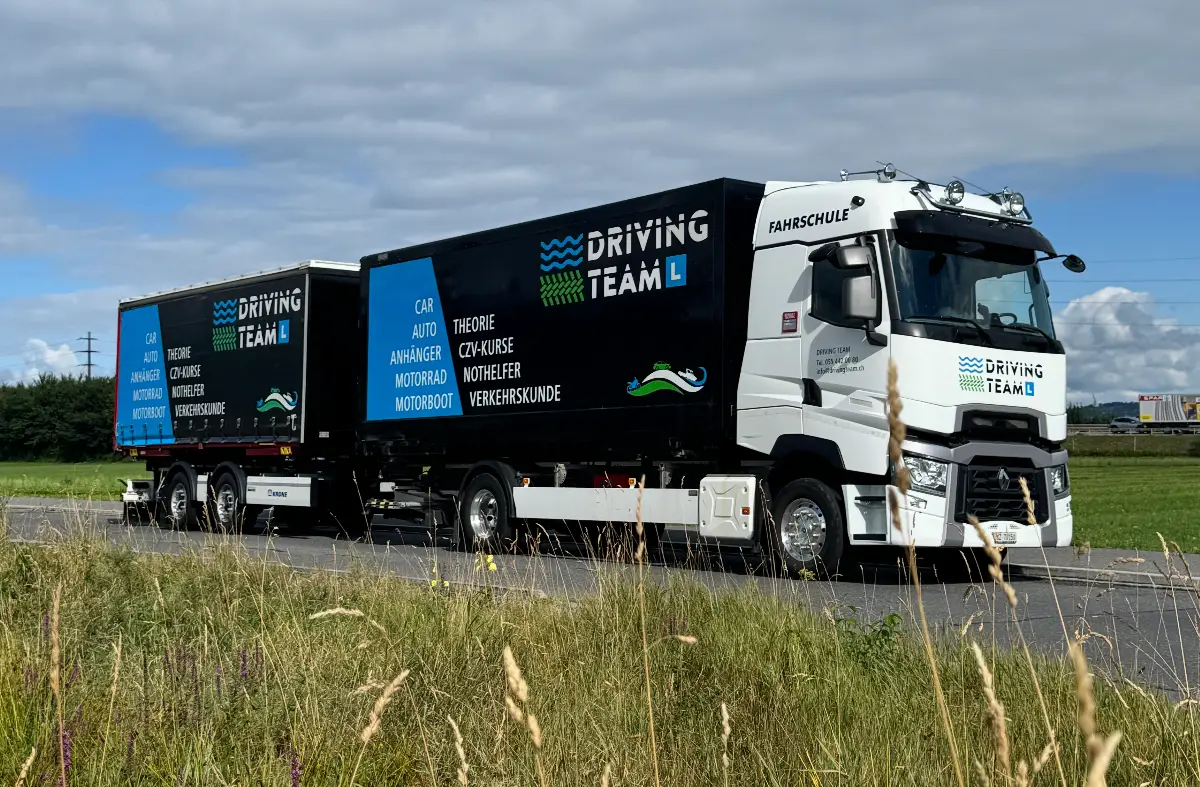 LKW Anhänger Fahrschule Driving Team